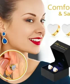 18K Titan Platinum Alloy Lymphvitic Earring Backs