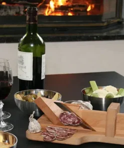 19th Century Wooden Sausage Cutter & Salami Slicer Machine