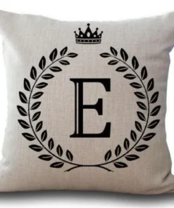 Personalized Alphabet Pillow Cover