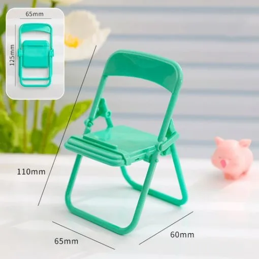 Versatile Mini Folding Chair Phone Stand