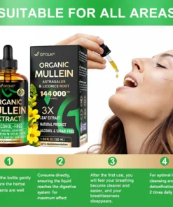 3X Concentrated Mullein Lung Cleanse Drops
