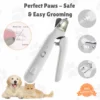 2 in 1 Precision LED Pet Nail Clipper