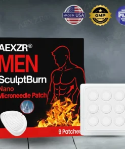 Men SculptBurn Nano Microneedle Patch