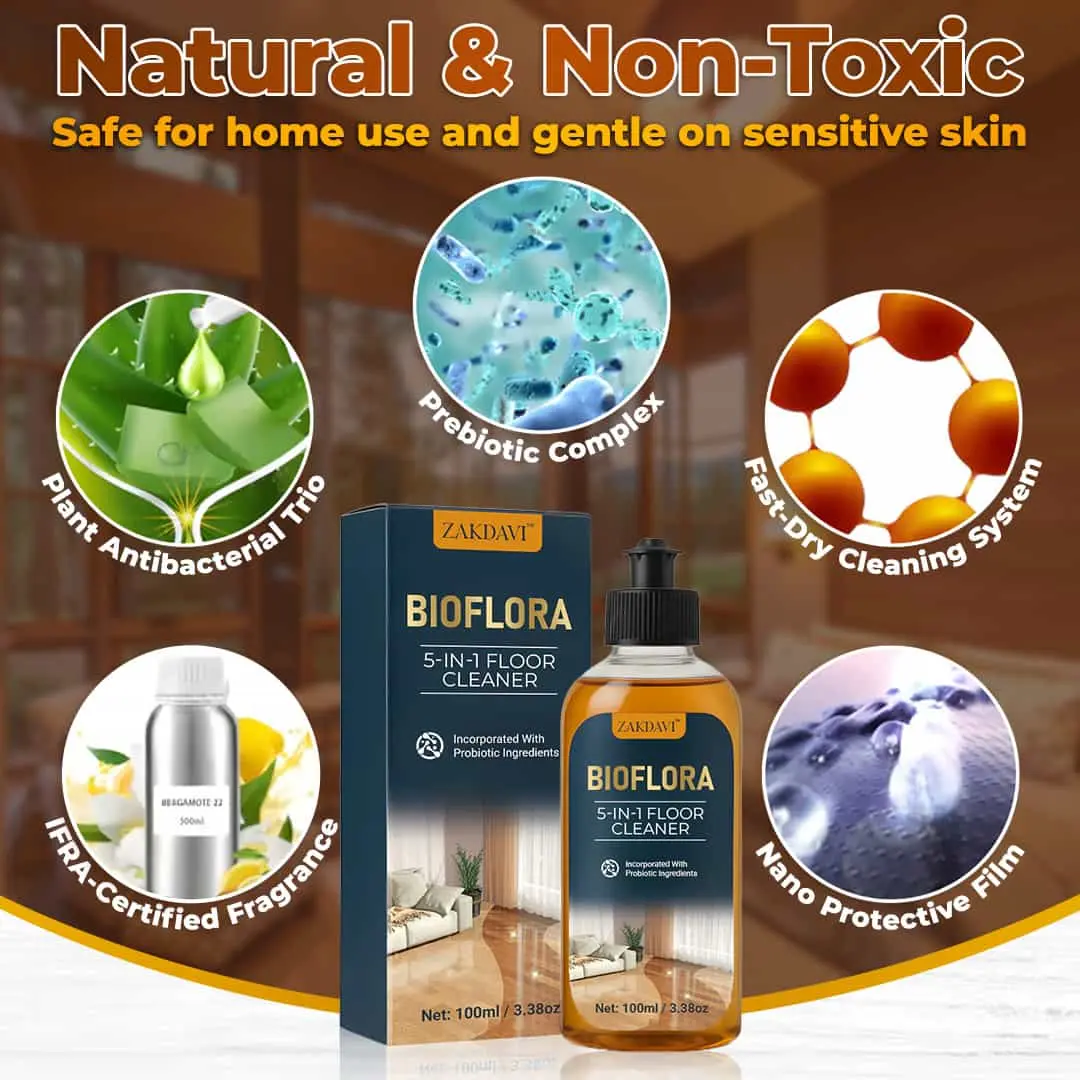 5-in-1 Floor Cleaner - Fast-Drying, Antibacterial, and Eco-Friendly Solution - Image 5