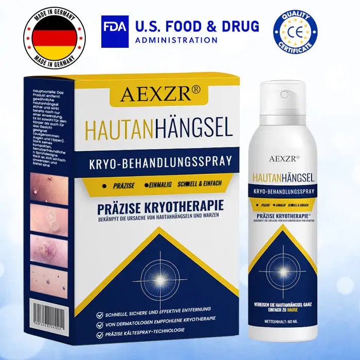 Hautanhängsel-Kryo-Behandlungsspray