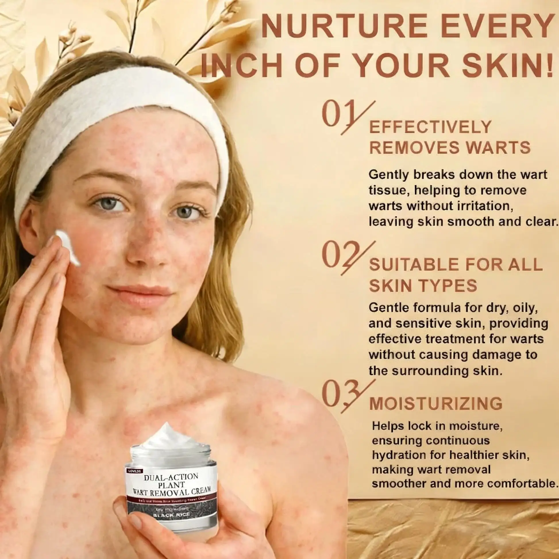 Dual-Action Plant Wart Removal Cream - Image 2