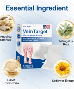 VeinTarget Microneedle PatchInstant Relief, Long-Term Results