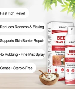 Beef Tallow Spray for Itchy, Flaky Psoriasis Skin 1