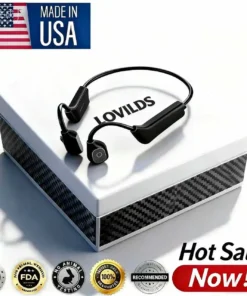LOVILDS Bone Conduction Smart Hearing Aids Amplifier Patented Transducer, Best Bone Conduction Aid