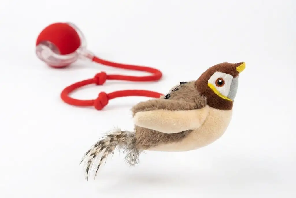 Interactive ChirpingBird Cat Toy (Realistic Flapping Sound) - Image 10