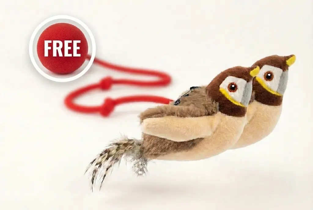 Interactive ChirpingBird Cat Toy (Realistic Flapping Sound) - Image 11