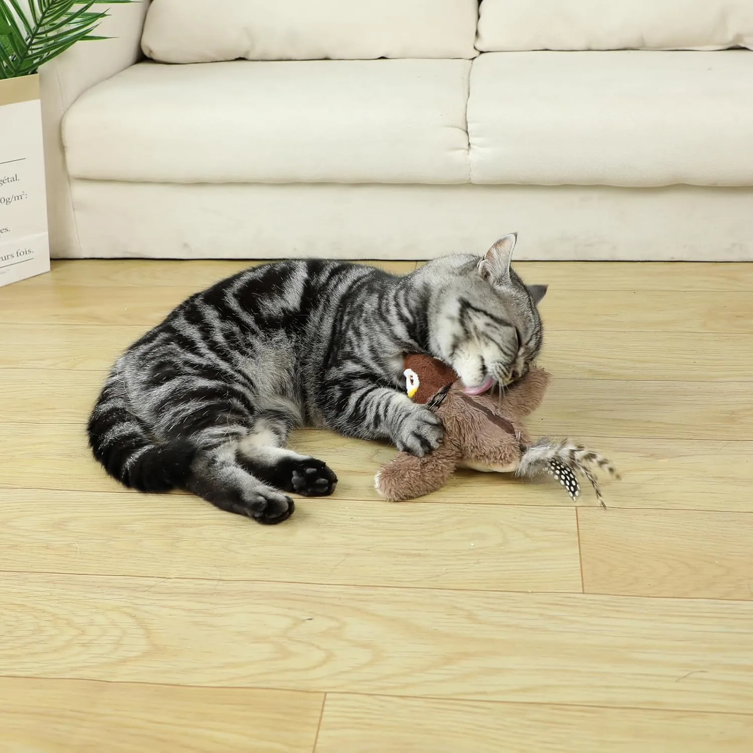 Interactive ChirpingBird Cat Toy (Realistic Flapping Sound) - Image 3