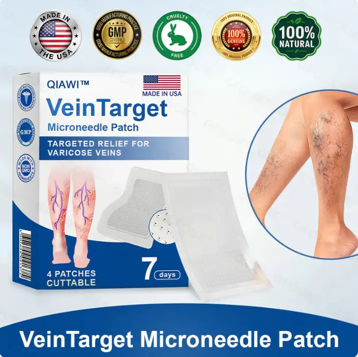 VeinTarget Microneedle PatchInstant Relief, Long-Term Results