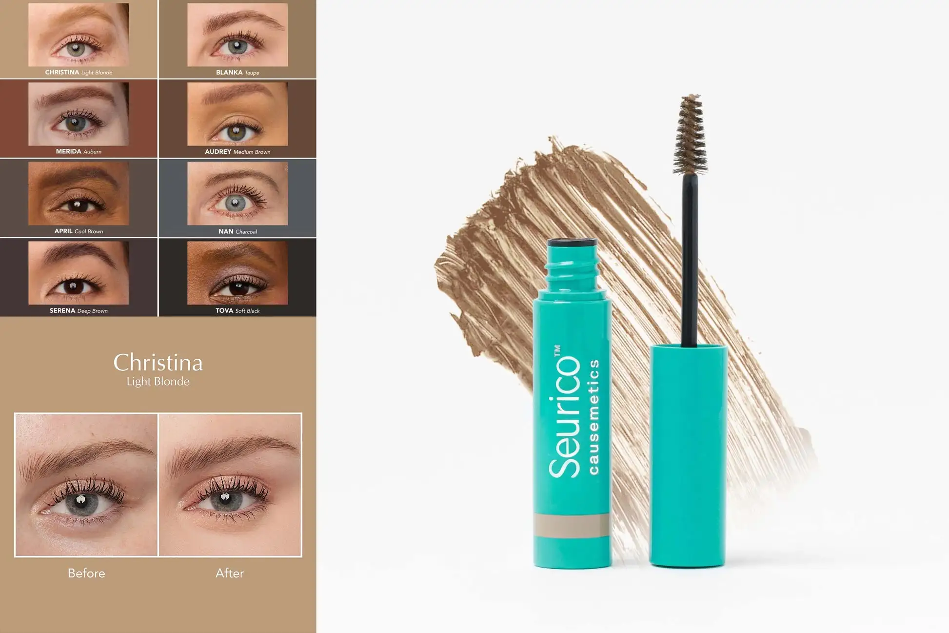 Seurico Waterproof Brow Gel Semi-Permanent Eyebrow Gel