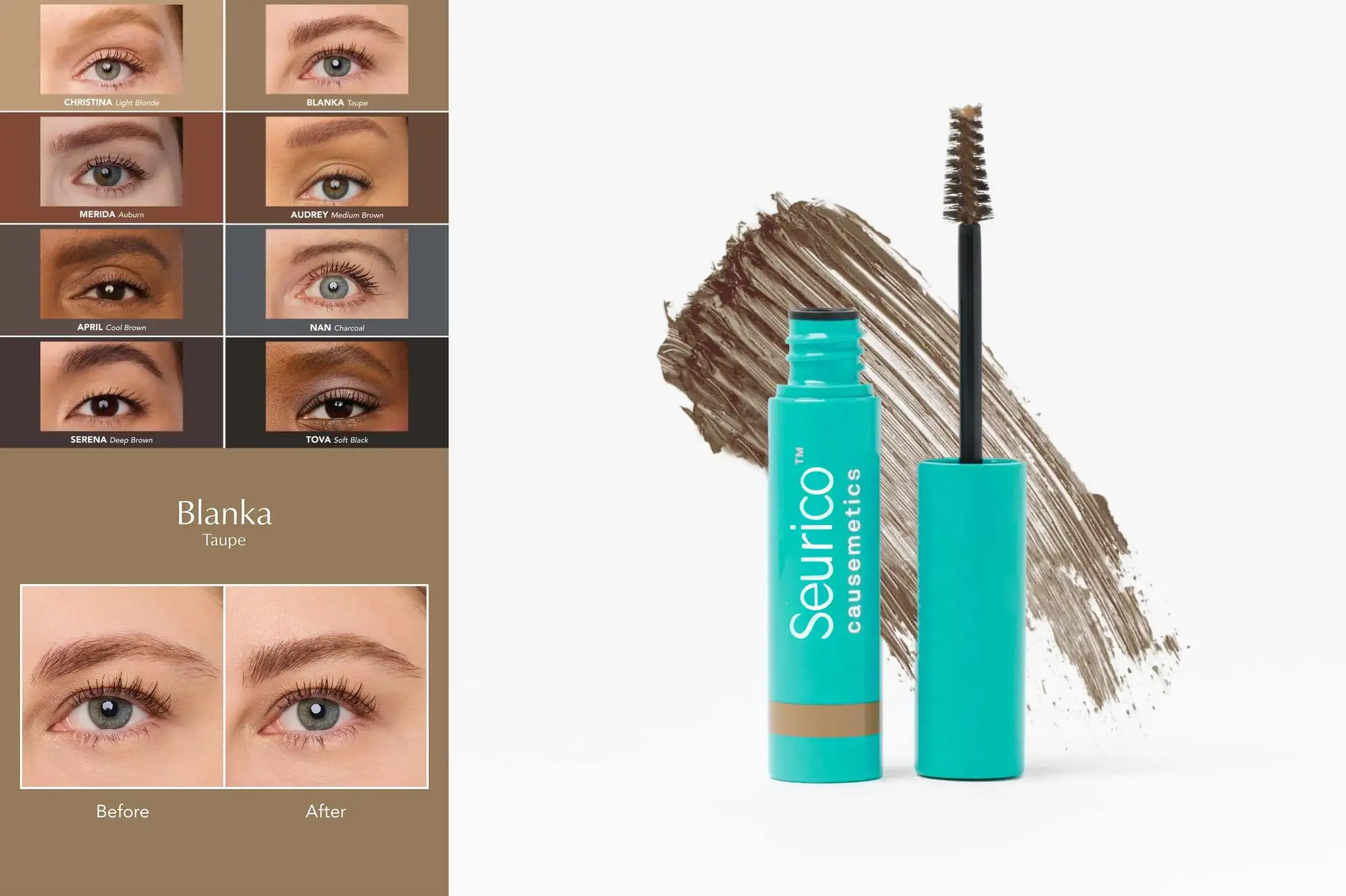 Seurico Waterproof Brow Gel Semi-Permanent Eyebrow Gel - Image 4