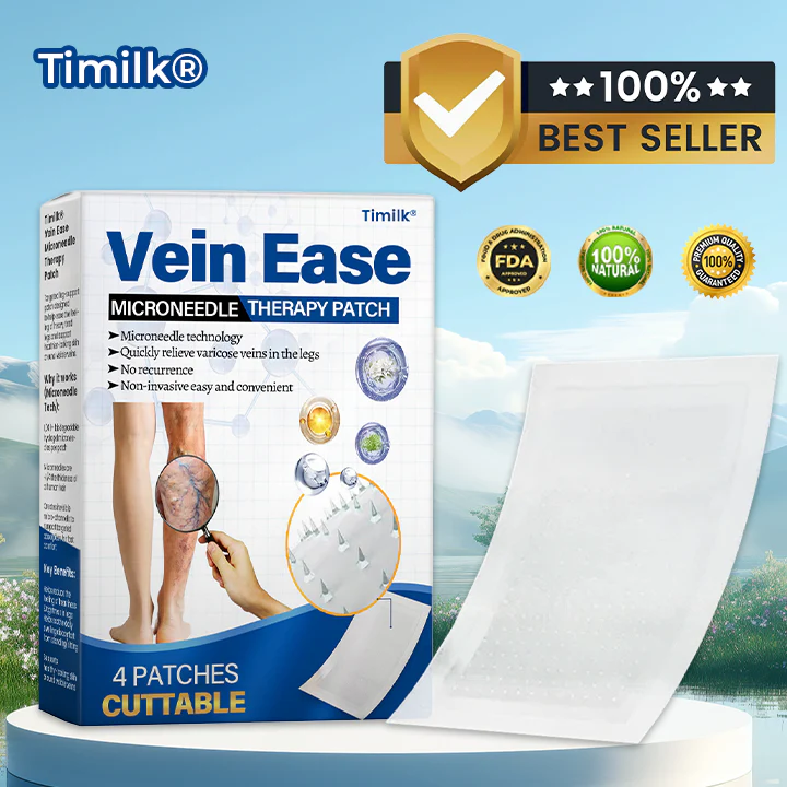 Vein Ease Microneedle Therapy Patch - Fast Effective and Non-Invasive Treatment for Varicose Veins Leg Swelling