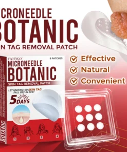 MicroNeedle Botanic Skin Tag Removal Patch Made in the USA