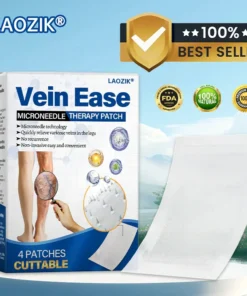 LAOZIK Vein Ease Microneedle Therapy Patch - Fast Effective and Non-Invasive Treatment for Varicose Veins Leg Swelling