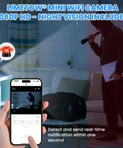 LIMETOW® Mini WIFI Camera 1080P HD – Night Vision Included