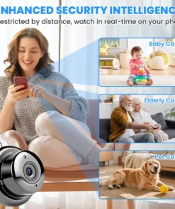 LIMETOW® Mini WIFI Camera 1080P HD – Night Vision Included