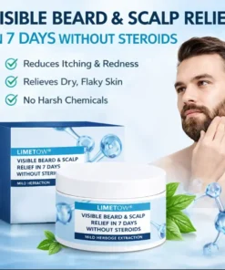 LIMETOW® Visible Beard & Scalp Relief in 7 Days Without Steroids