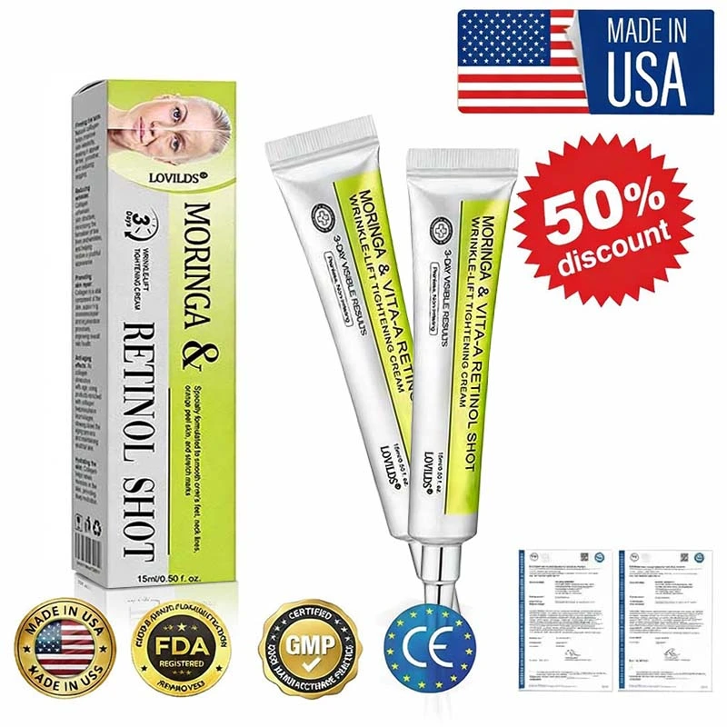 moringa Vita-A Retinol Shot Wrinkle-Lift Tightening cream - Last Day Promotion 50 OFF