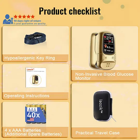 LaozikTM Develops Newly Launched Non-Invasive Smart Glucose Meter made in the USALimited stock available - Image 5