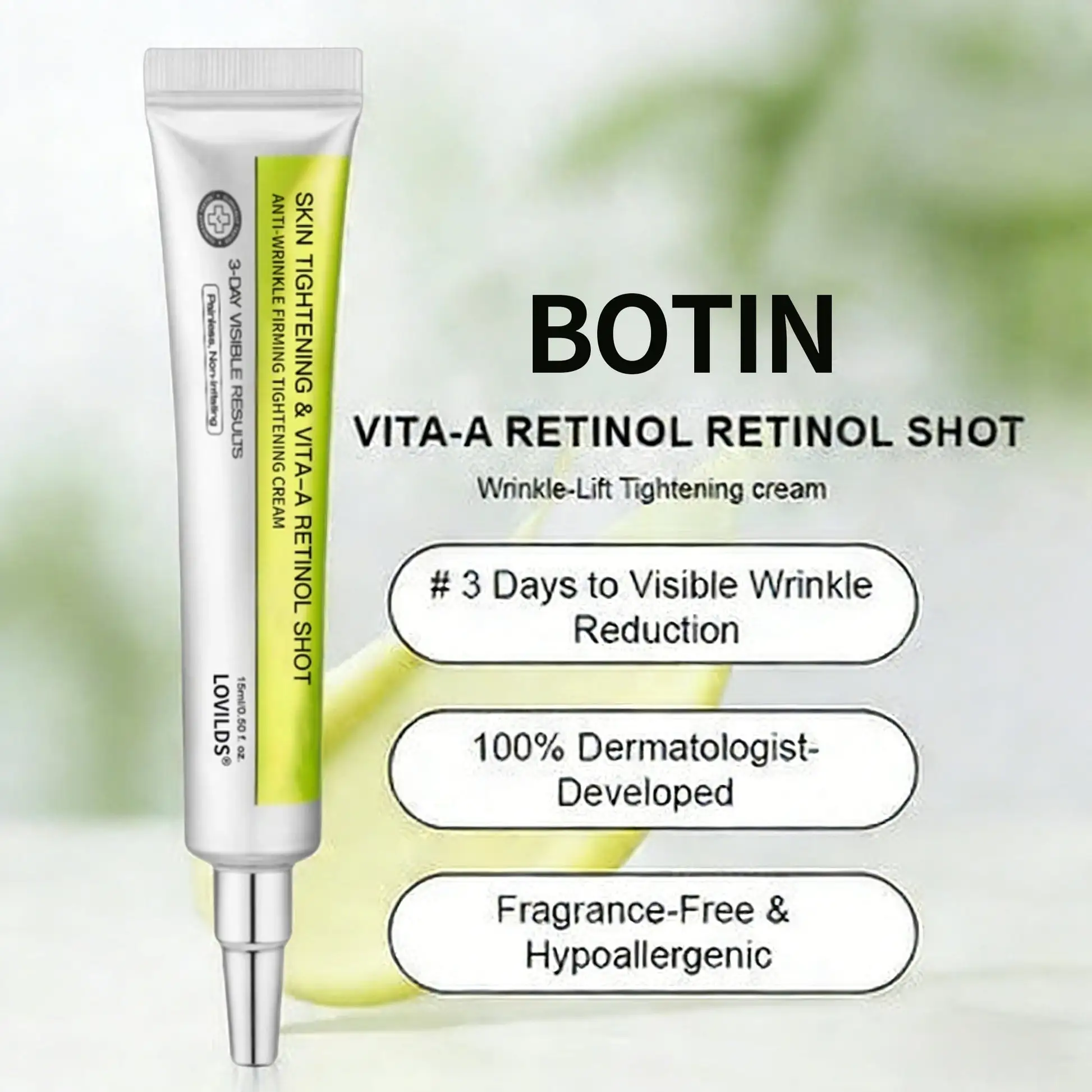 Botin Vita-A Retinol Shot Wrinkle-Lift Tightening cream - Last Day Promotion 70 OFF - Image 9