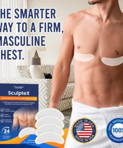 SculptXX Gynecomastia Burn & Firm Chest Patch