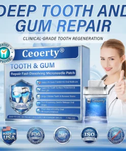 Tooth & Gum Repair Fast-Dissolving Microneedle Patch