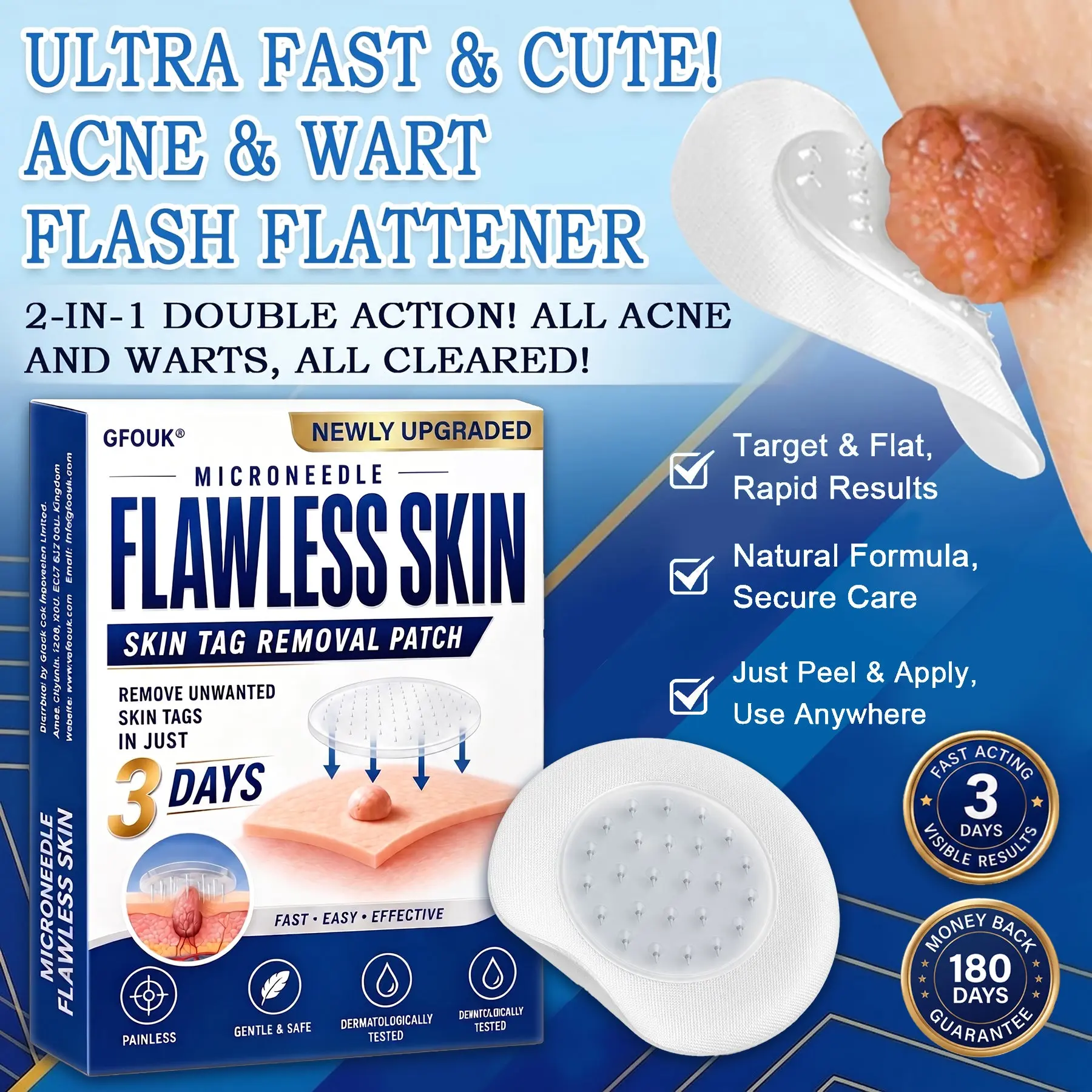 2026 Newly Upgraded 2-in-1 Microneedle Hydrocolloid Patches