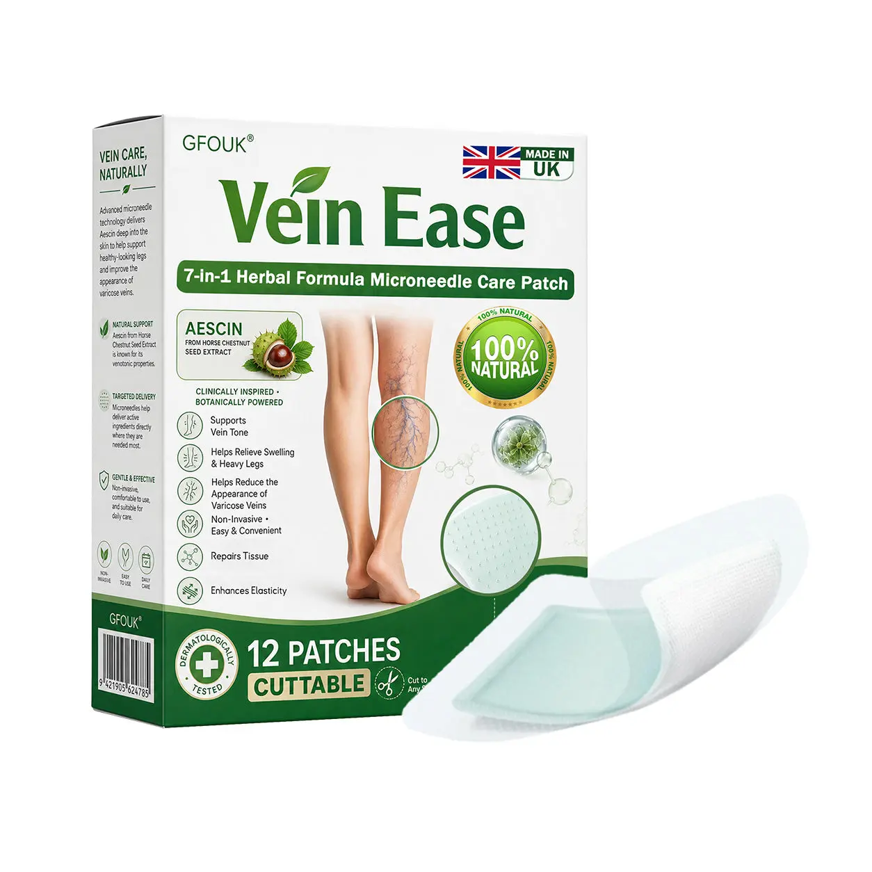 7-in-1 Microneedle Vein & Lipedema Treatment Patch - Image 17