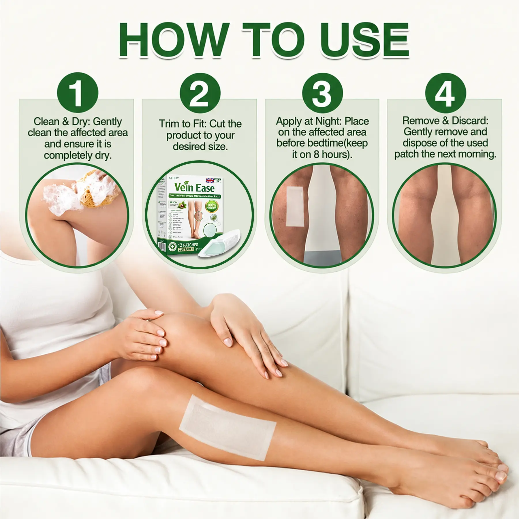 7-in-1 Microneedle Vein & Lipedema Treatment Patch - Image 9