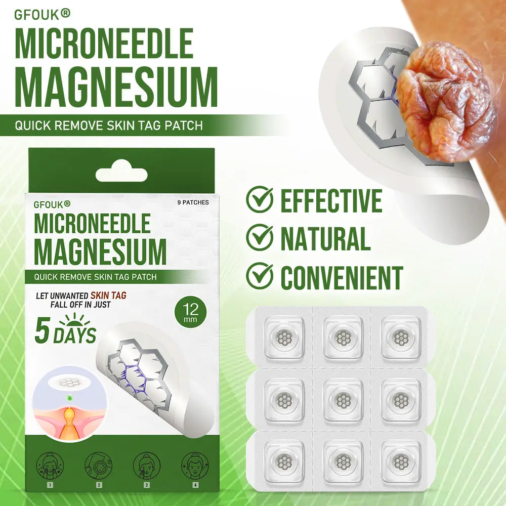 Magnesium MicroNeedle Quick Remove Skin Tag Patches