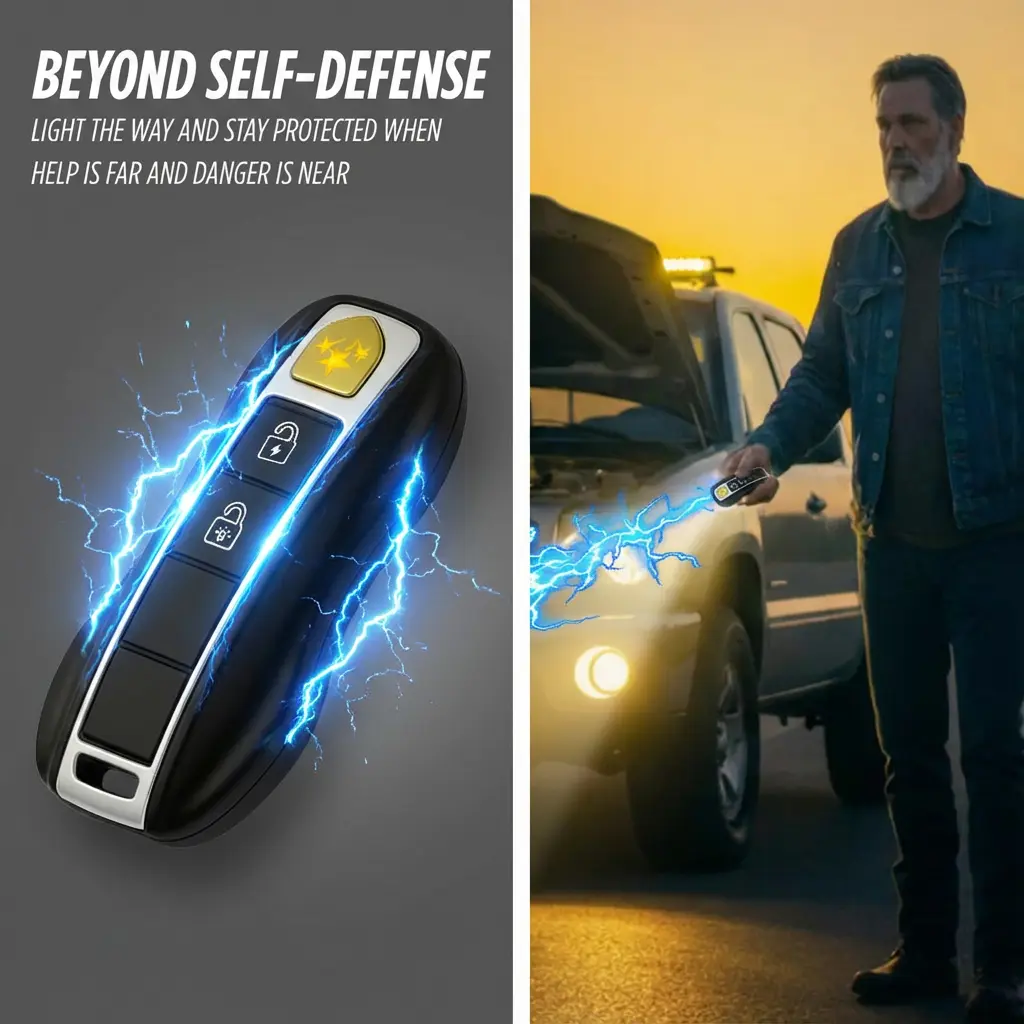 Voltax ShockForce 75M Stun Car Keychain 2026 Flash Sale 75 OFF - Image 6