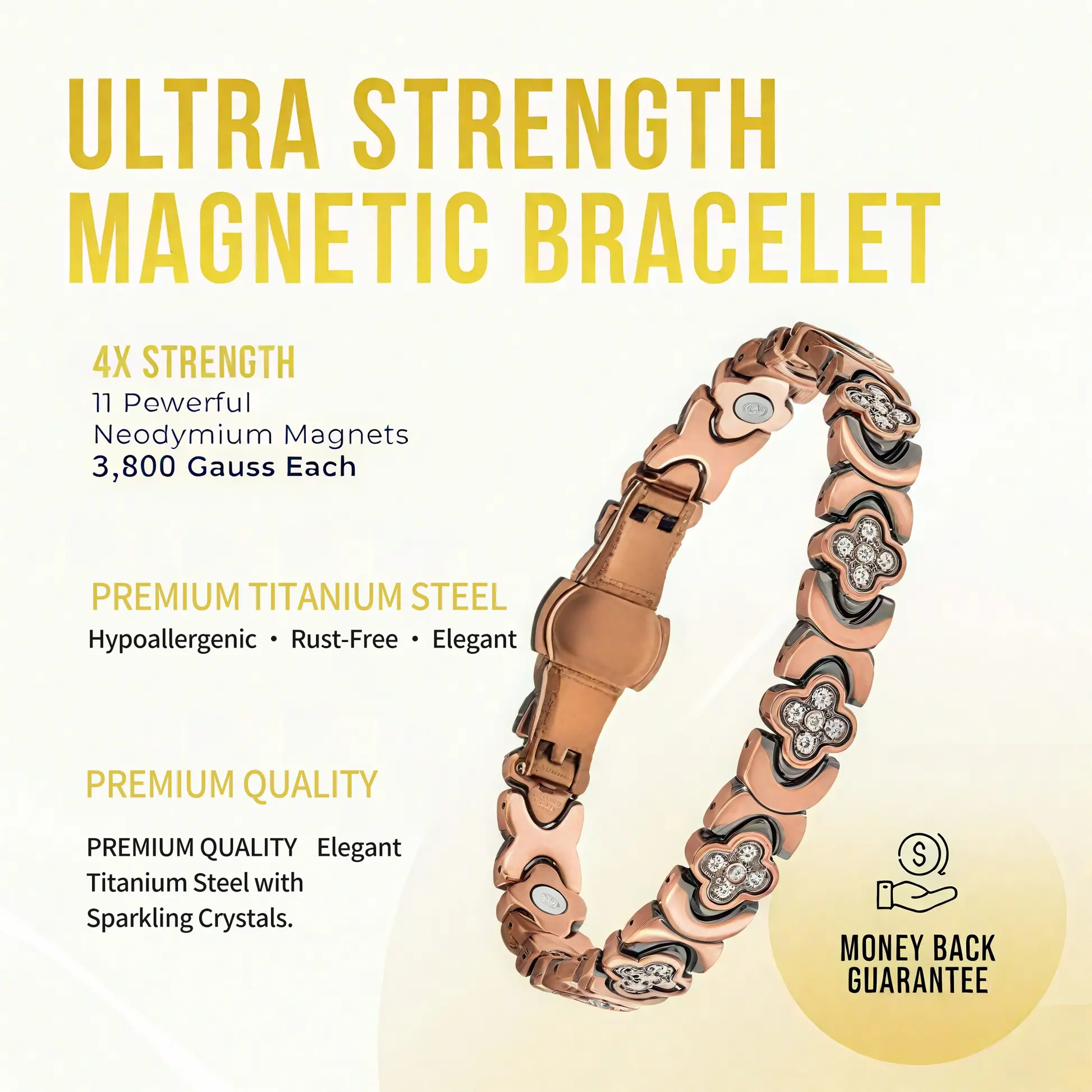 Titanium Magnetic Bracelet for Women - Image 9