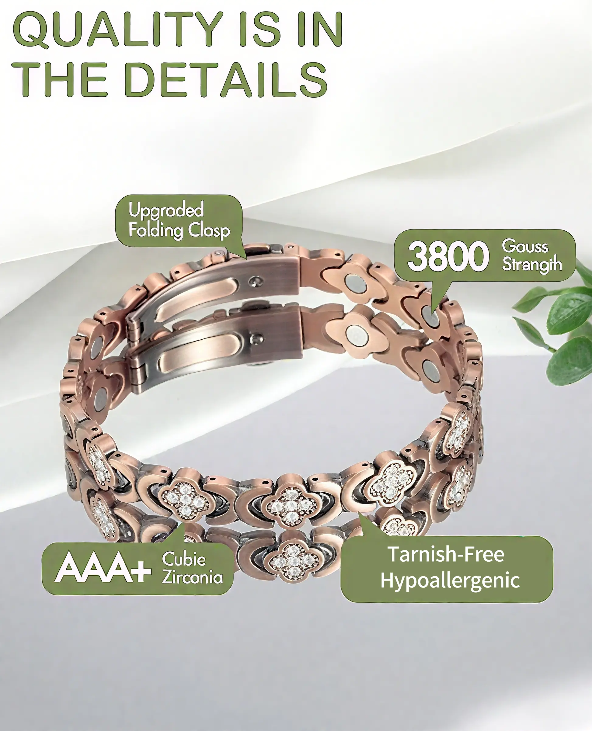 Titanium Magnetic Bracelet for Women - Image 7
