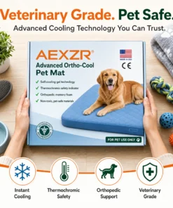 Advanced Ortho-Cool Pet Mat | Thermochromic Safe Cooling Pad