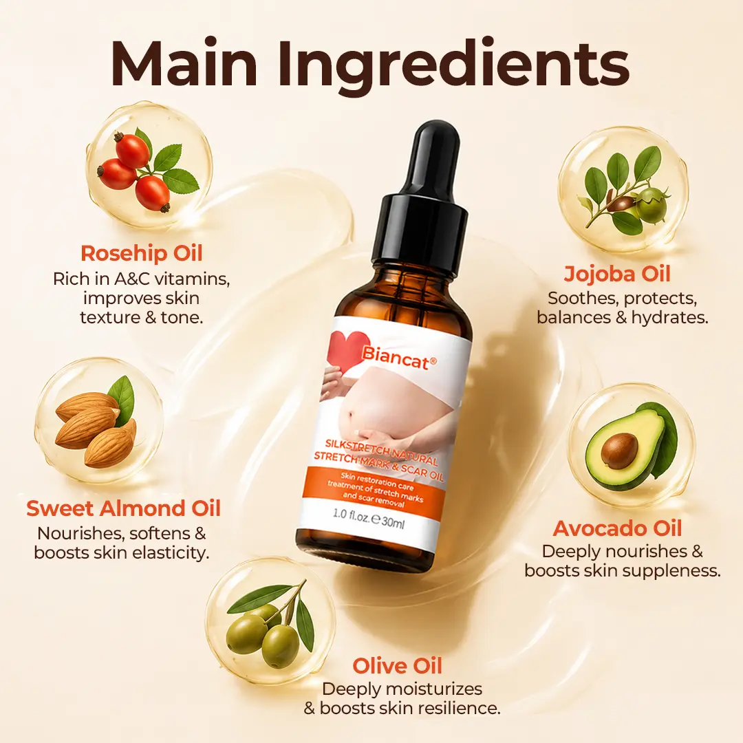SilkStretch Natural Stretch Mark & Scar Oil - Image 9