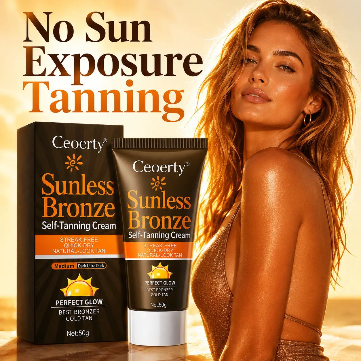 Sunless Bronze Self-Tanning Cream