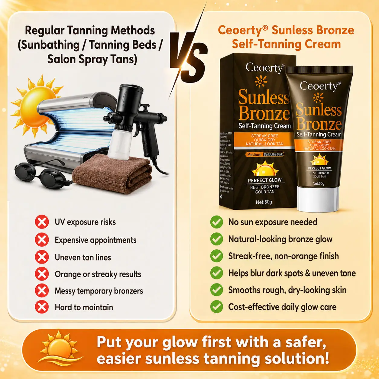Sunless Bronze Self-Tanning Cream - Image 6