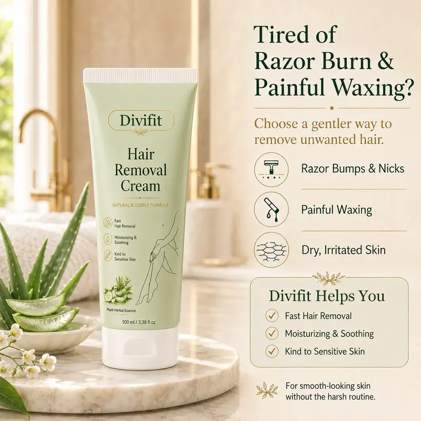 Natural Gentle Hair Removal Cream