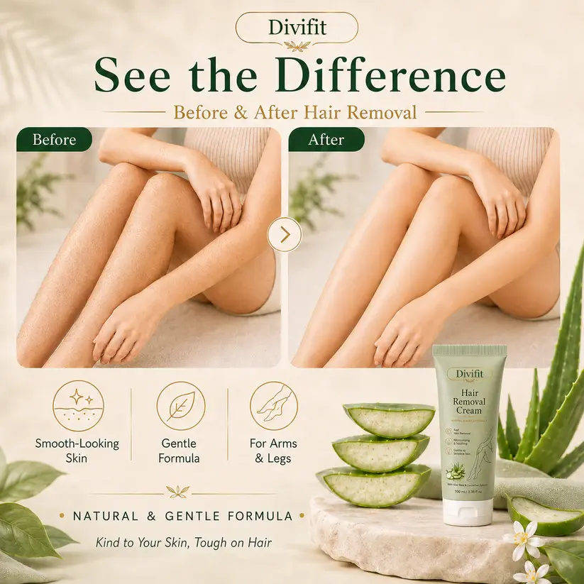 Natural Gentle Hair Removal Cream - Image 7