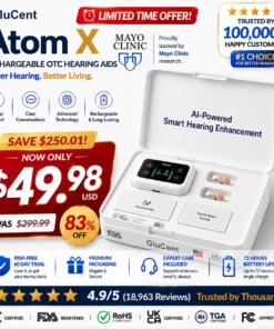 Atom X Smart Hearing Aids — Hear Clearly, Feel Confident Again