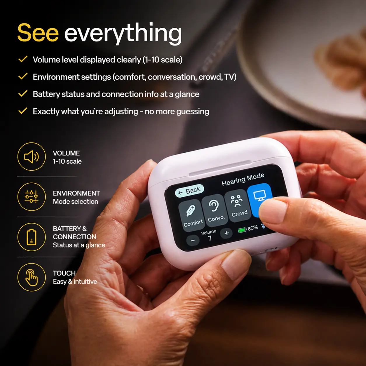 Atom X Smart Hearing Aids — Hear Clearly, Feel Confident Again - Image 8