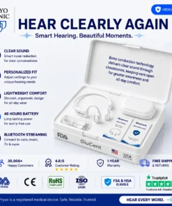 Bone Conduction Smart Hearing Headphones