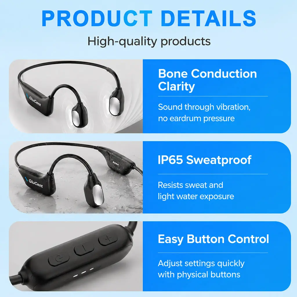 Bone Conduction Smart Hearing Headphones - Image 9