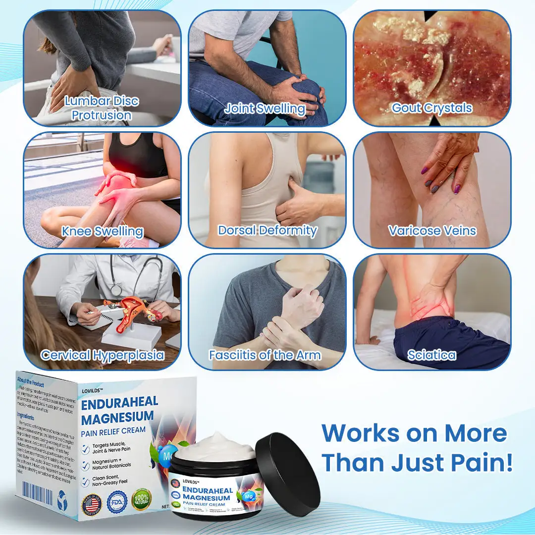 EnduraHeal Magnesium Pain Relief Cream - Image 7