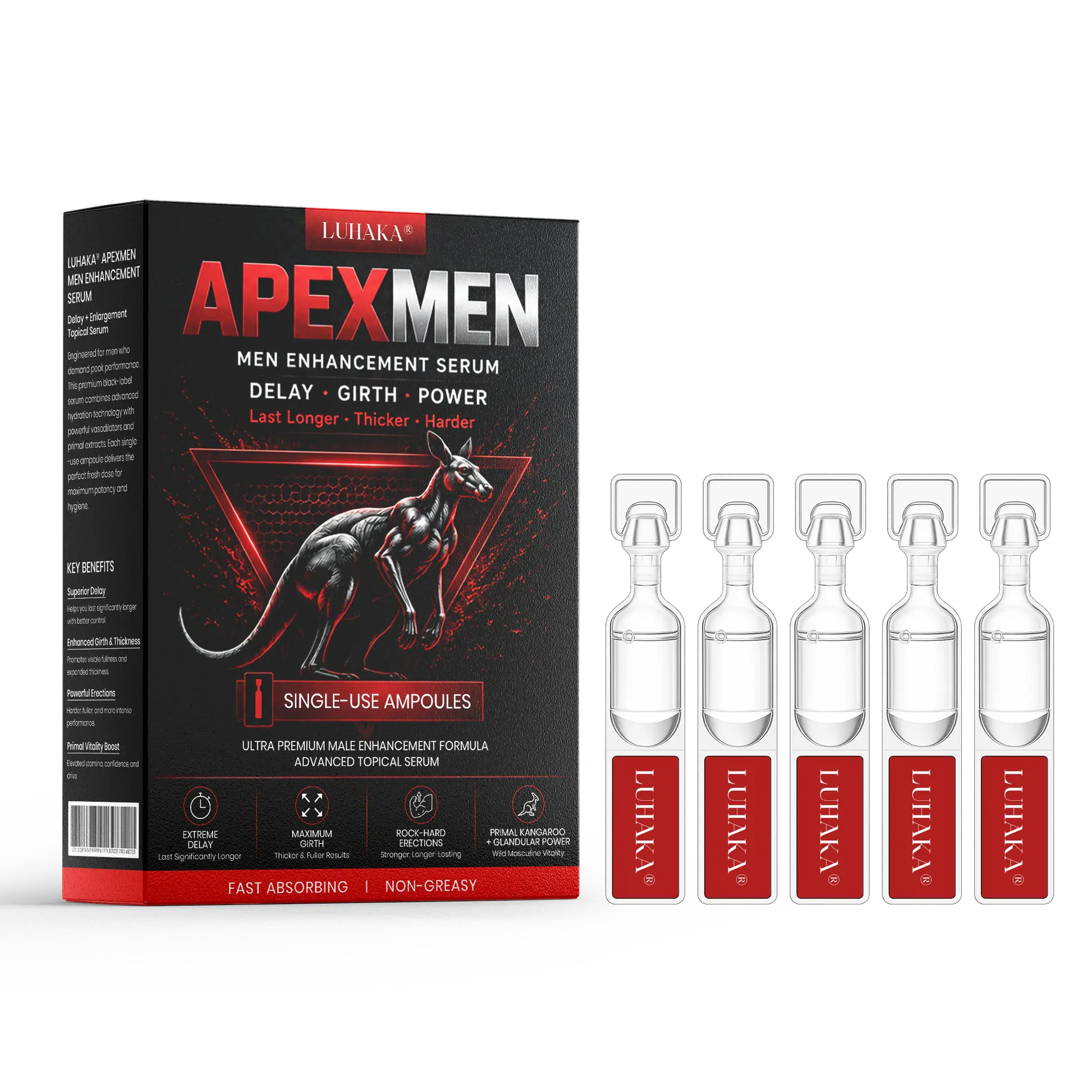 ApexMen Men Enhancement Serum Ampoules