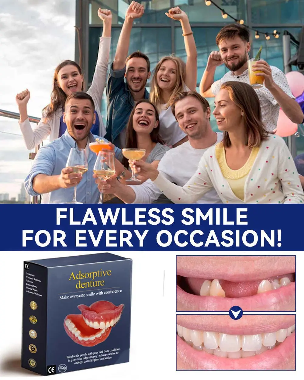ROSOPLTM Adhesive teeth (upper and lower) - Image 10